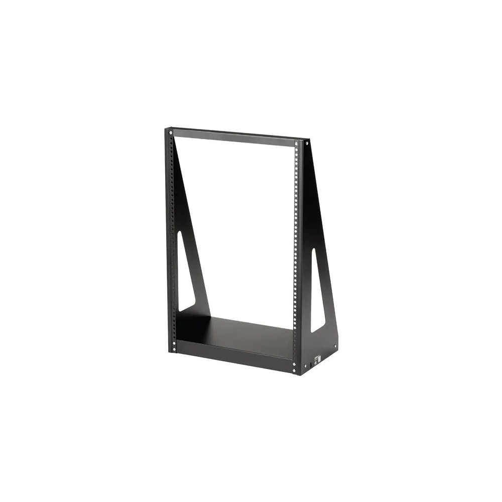 StarTech 2POSTRACK16 2-Post 16U Heavy-Duty Desktop Server Rack, Small Open Frame 19in Network Rack for Home/Office IT Equipment, TAA Compliant - 16U 2-Post Open frame desktop rack unit for 19" servers/data/studio units - For small office/home sp - Image 1
