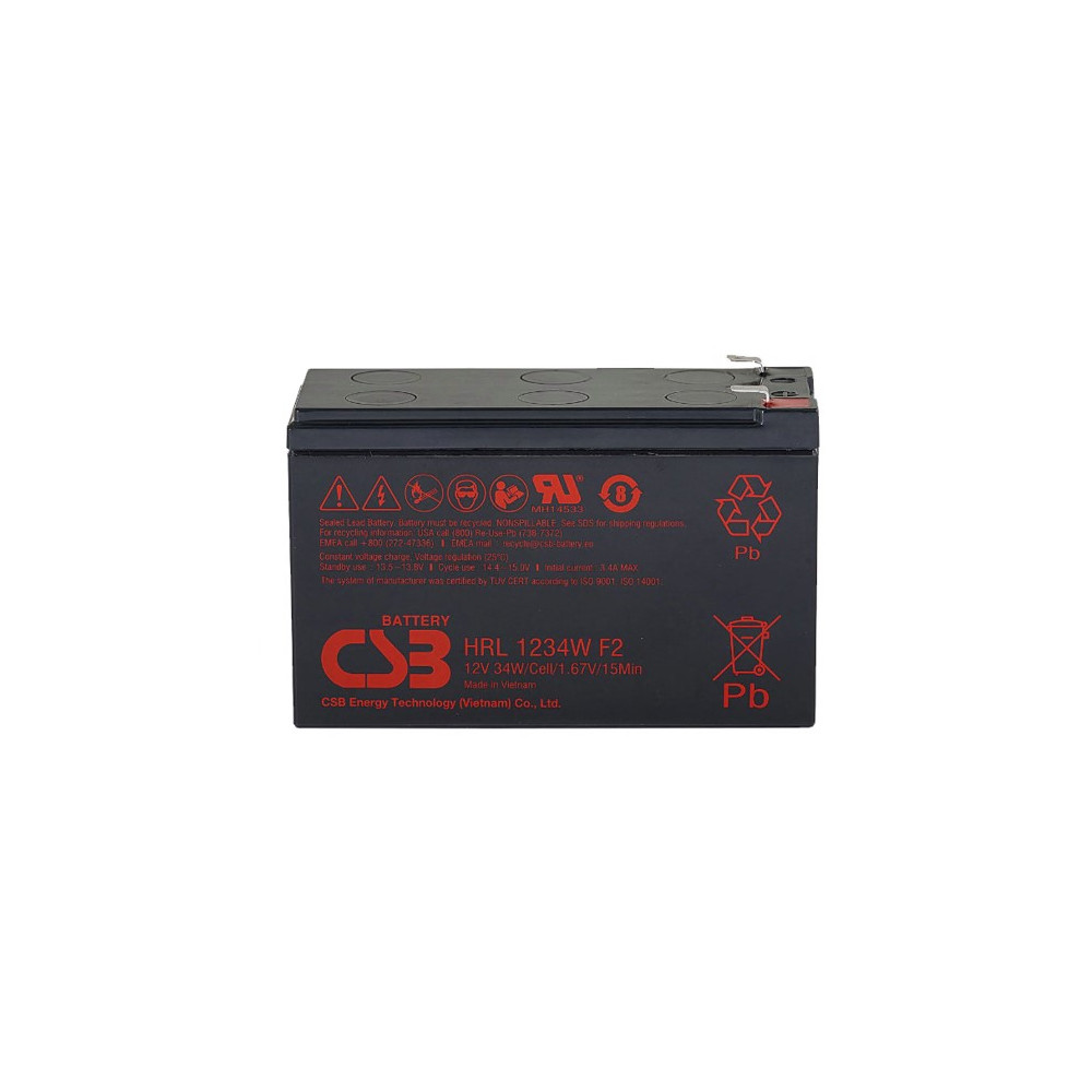 PowerShield PSB12-9-10YR 12V 9AH Battery, 10 Year Design Life, compatible with all UPS models, long-lasting power source - Image 1