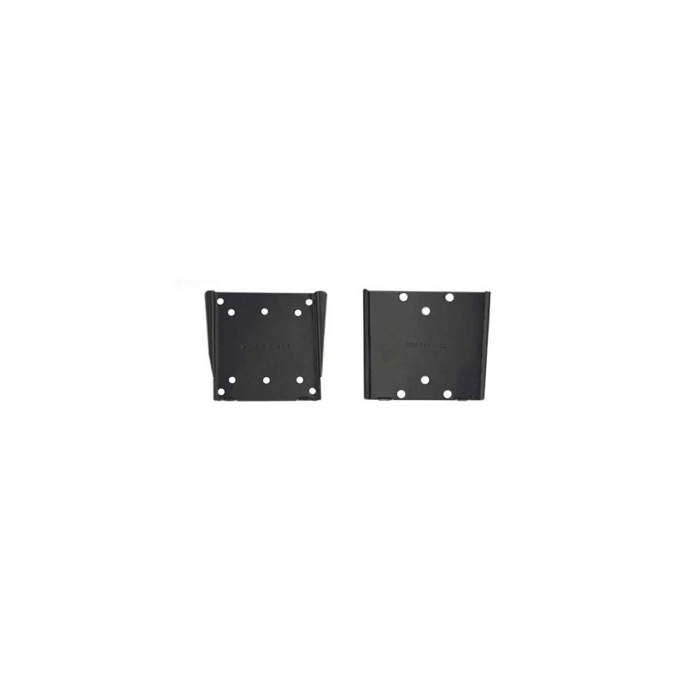 Brateck LCD-201 2 Piece LCD Wall Mount VESA 50mm/75mm/100mm 13' -27'up to 30 Kg, Fine Texture Black, 15x140x120mm - Image 1