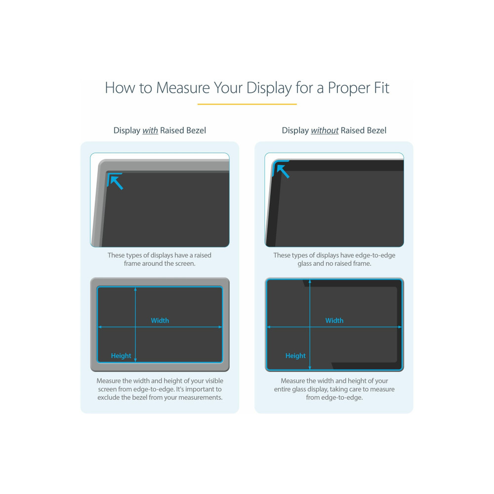 StarTech PRIVSCNMON21 21" MONITOR PRIVACY SCREEN FILTER, 16:9, MATTE/GLOSSY, 2YR