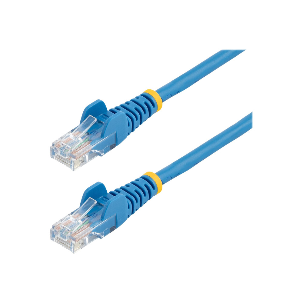 StarTech 45PAT50CMBL 50CM BLUE CAT5E/ CAT 5 SNAGLESS ETHERNET PATCH CABLE 0.5 M - Image 2