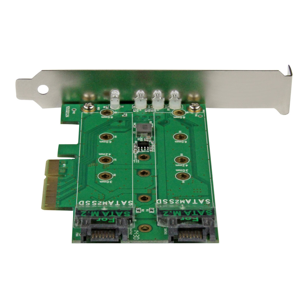 StarTech PEXM2SAT32N1 3 PORT M.2 SSD ADAPTER CARD, PCIe(NVME), SATA M.2 (2), 2YR - Image 3