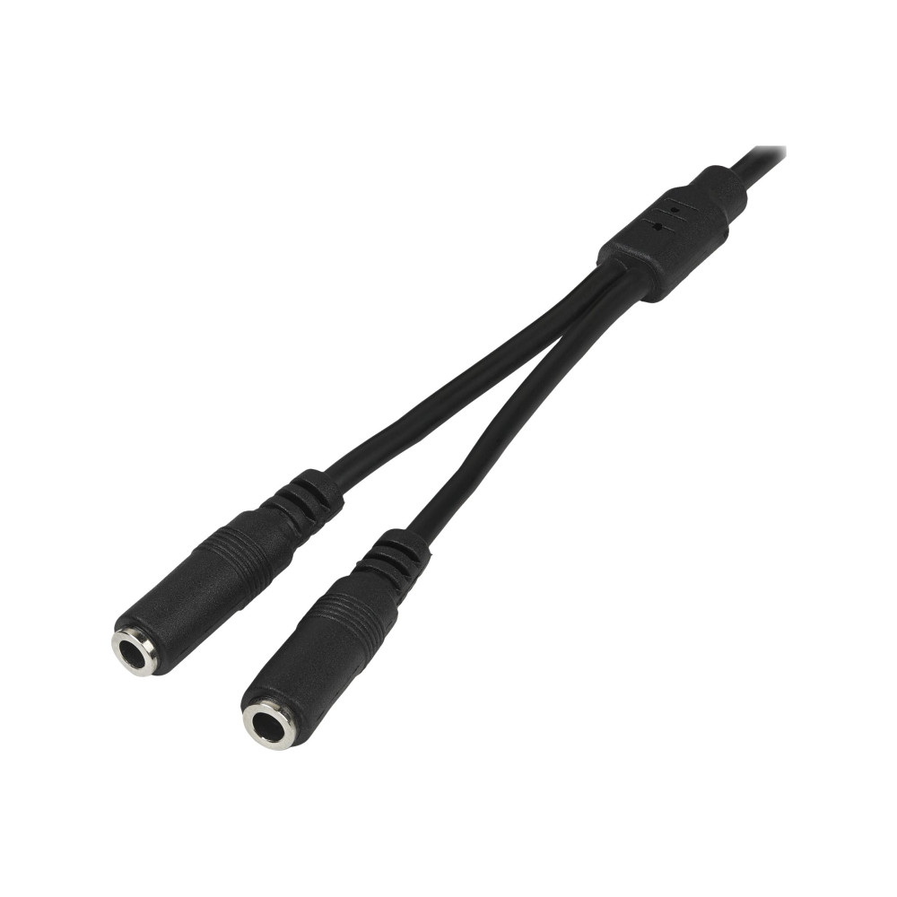 StarTech MUY1MFFS 3.5MM STEREO SPLITTER CABLE, 3-POSITION TO 2X 3-POSITION, M/F, LTW - Image 2