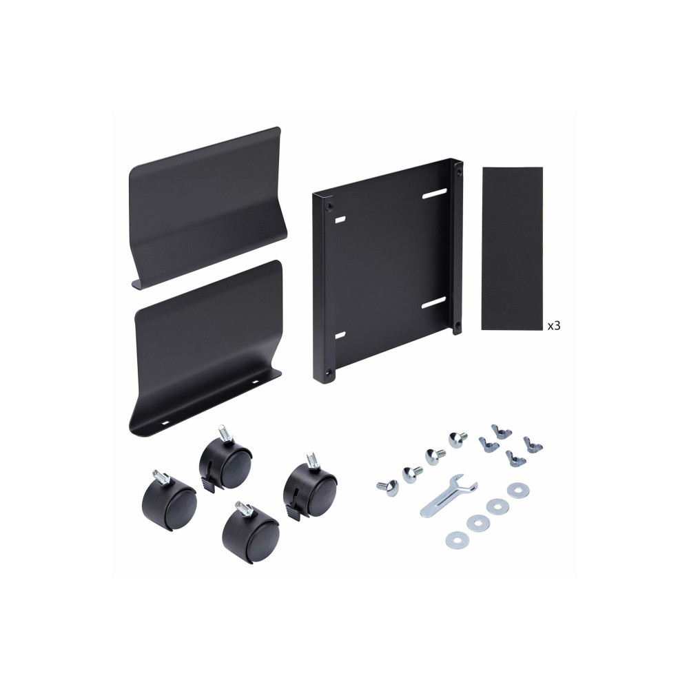 StarTech CPUMOBILESTND COMPUTER TOWER CART, ROLLING MOBILE CPU CADDY ON WHEELS/CASTERS, MAX LOAD 46. - Image 7