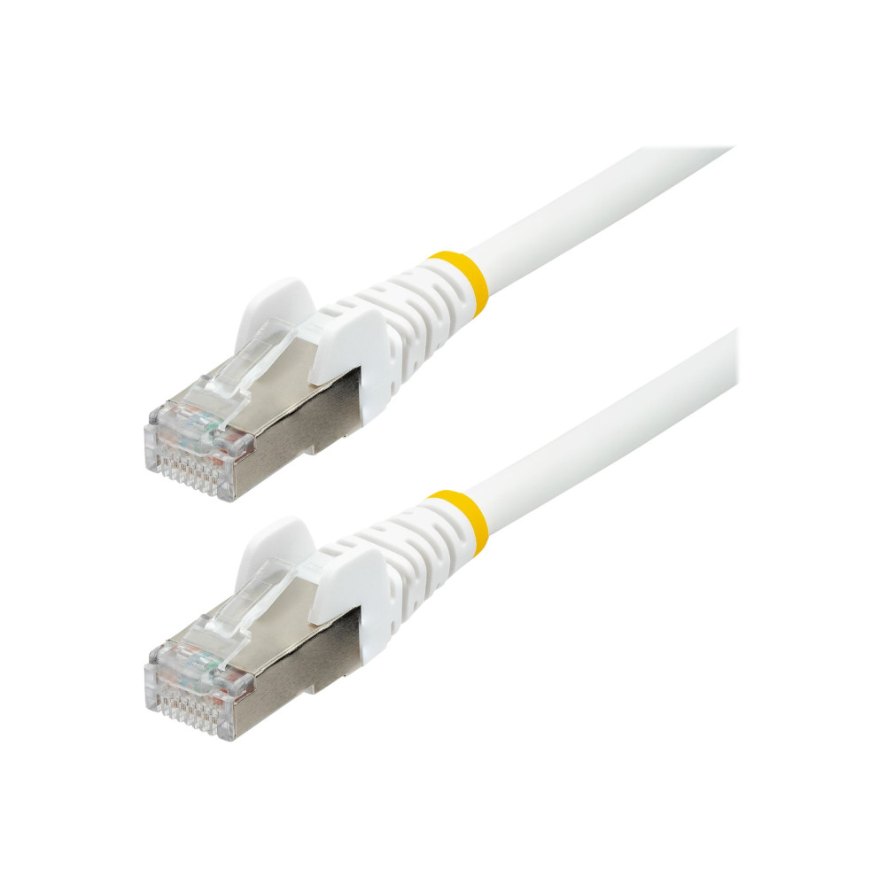 StarTech NLWH-3M-CAT6A-PATCH 3M CAT6A ETHERNET CABLE - WHITE - LOW SMOKE ZERO HALOGEN (LSZH) - 10GBE 500MH - Image 3