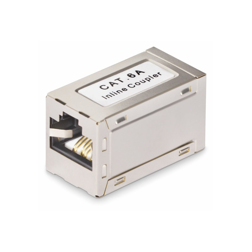 StarTech IN-CAT6A-COUPLER-S1 SHIELDED RJ45 COUPLER, INLINE CAT6A COUPLER, FEMALE TO FEMALE (F/F) T568B PIN - Image 3