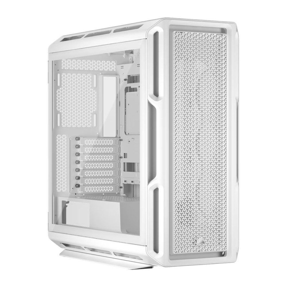 Corsair CC-9011301-WW 5000T Mid-Tower High-Performance PC Case - White, ATX, 450mm GPU, 250mm PSU, 170mm CPU cooler, 360mm rad, 1x USB-C 3.2 Gen 2 - Image 1