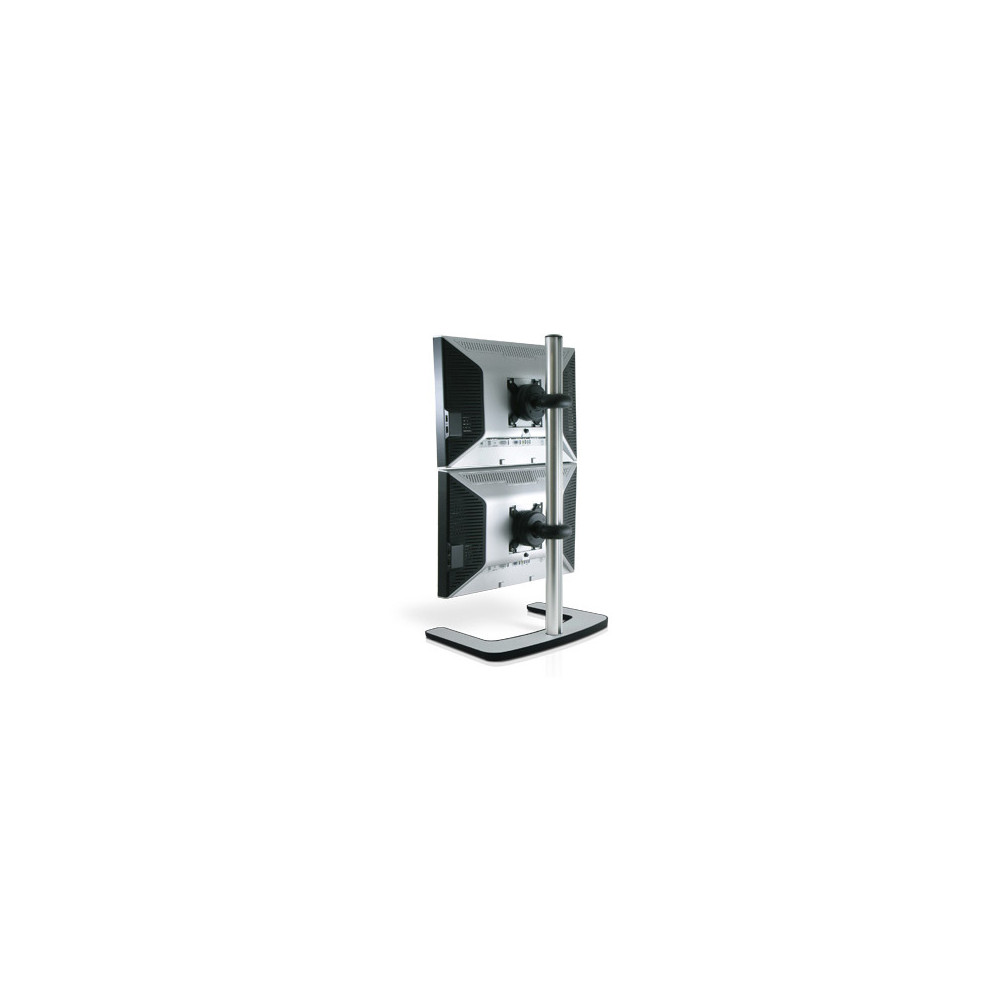 Atdec VFS-DV Dual Monitor Vertical Stacked Freestanding Mount - Image 1