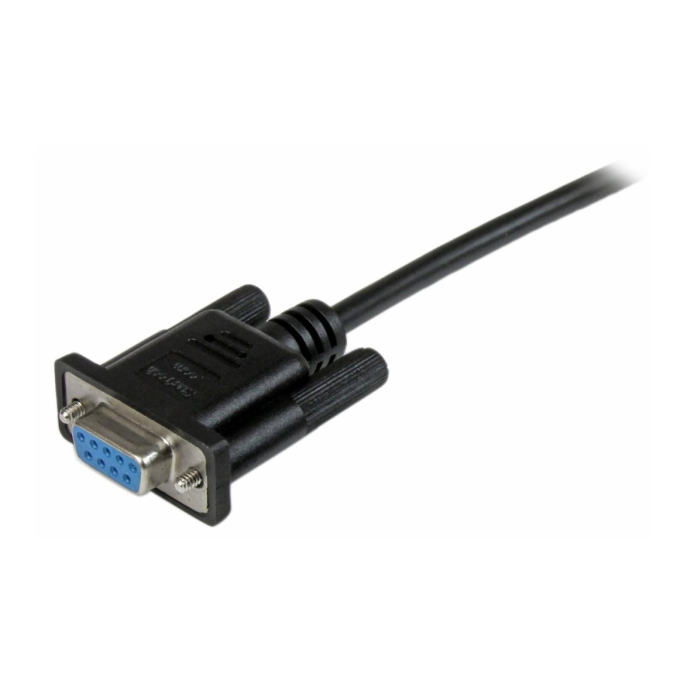 StarTech SCNM9FF1MBK 1M BLACK DB9 RS232 SERIAL NULL MODEM CABLE F/F, LTW - Image 2