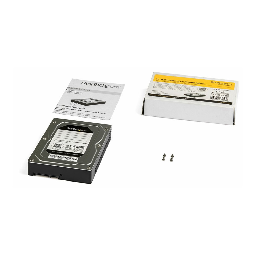 StarTech 25SATSAS35HD 2.5" TO 3.5" HARD DRIVE ADAPTER - FOR SATA AND SAS SSDS/HDDS - Image 4