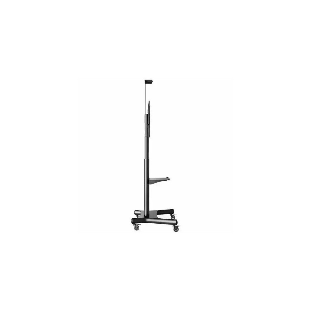 Atdec AD-TVC-75 cart - for large displays to 80" - capacity 75kg (165lb) - height adjustable - Black