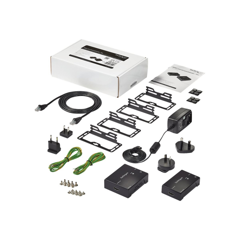 StarTech ST121HDBTE HDBASET REPEATER, HDMI OVER CAT5 HDBaseT EXTENDER, 4K, 2YR - Image 2
