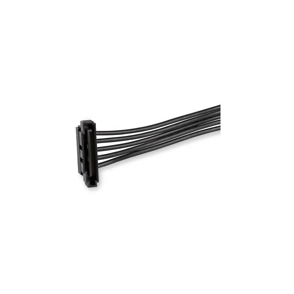 StarTech PYO4SATA 4x SATA Power Splitter Adapter Cable - Cable for Hard Drive, Computer, Optical Drive, Power Supply - First End: 1 x 15-pin SATA - Male - Second End: 4 x 15-pin SATA - Female - Splitter Cable - 18 AWG - Black