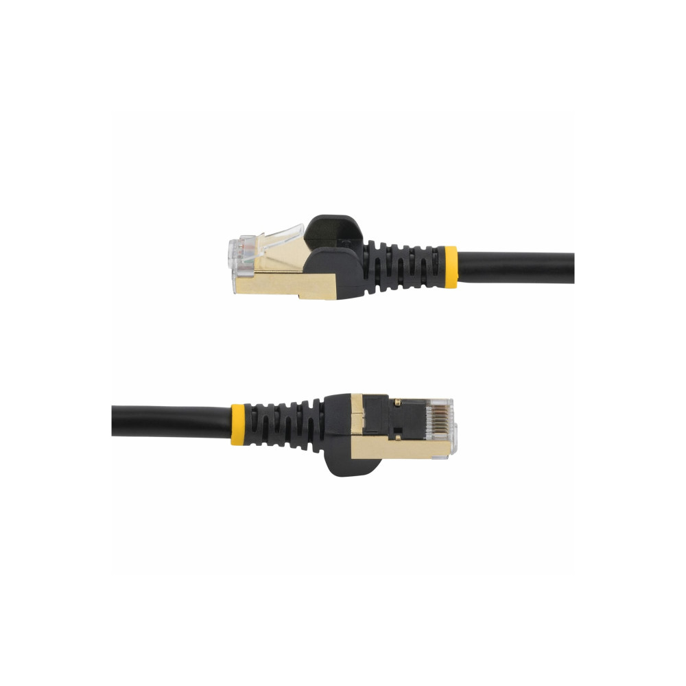 StarTech 6ASPAT150CMBK 1.5M, CAT6A ETHERNET CABLE, SNAGLESS, PATCH CABLE, BLACK LTW - Image 3