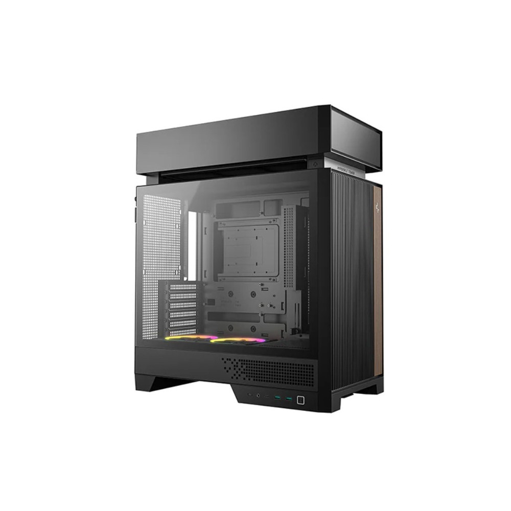 DEEPCOOL R-CL660-BKNNA0-G-1 CL660 Innovative Compartmentalized Optimized ATX Case. Pre-installed Dual ARGB Fans, Build-in Atmosphere - Image 1
