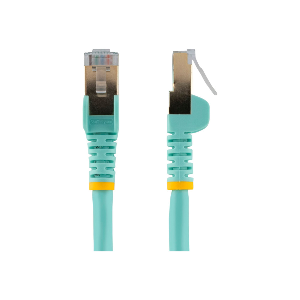 StarTech 6ASPAT5MAQ 5M CAT6A ETHERNET CABLE - 10 GIGABIT SHIELDED SNAGLESS RJ45 100W POE PATCH CO - Image 1