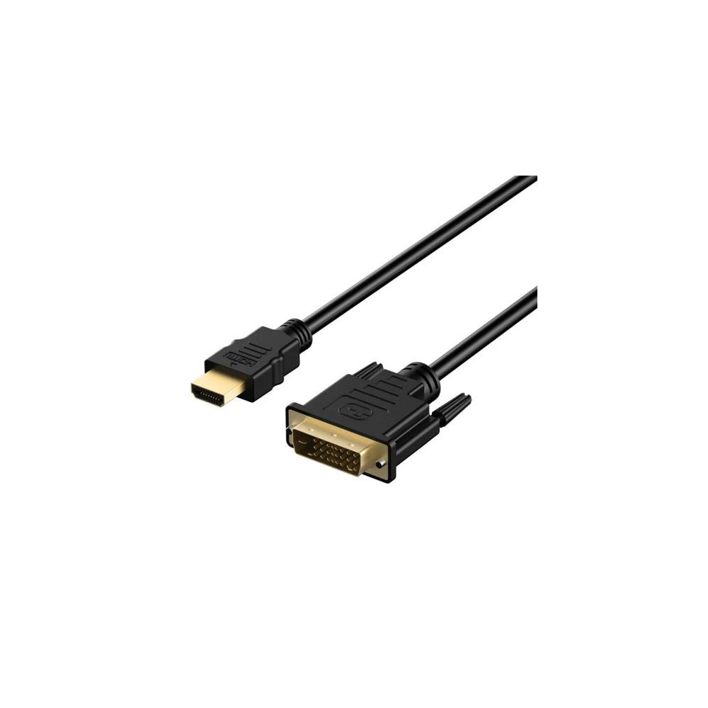 8ware RC-HDMIDVI-2H HDMI to DVI-D Adapter Converter Cable 2m - Retail Pack Male to Male 30AWG Gold Plated PVC Jacket for PS4 PS3 Xbox Monitor PC Computer Projector - Image 1