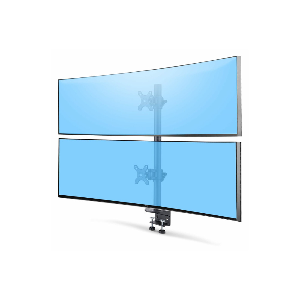 StarTech H2MPV-MONITOR-MOUNT Desk Mount For 2x Vertically Stacked Monitors, Dual 49"; TAA, 5 YR - Image 4