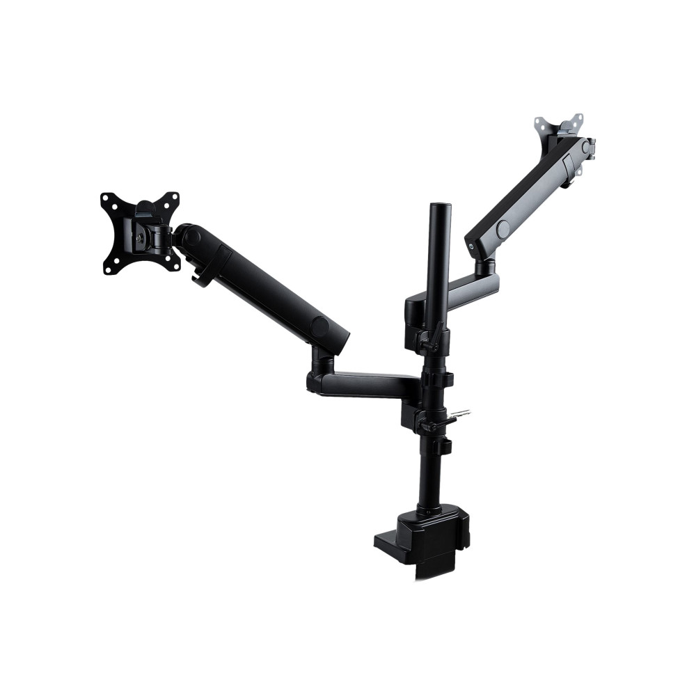 StarTech ARMDUALPIVOT DUAL MONITOR ARM <32", FULL MOTION, VESA, STACKABLE, BLACK, 5YR - Image 8