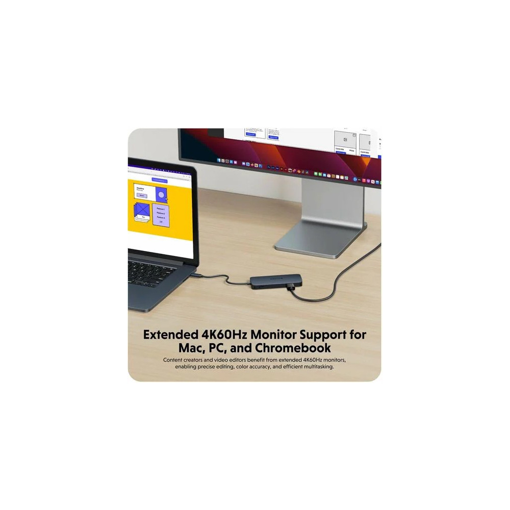 Targus HD4004GL HYPERDRIVE NEXT 8 PORT.USB-C HUB - Image 9