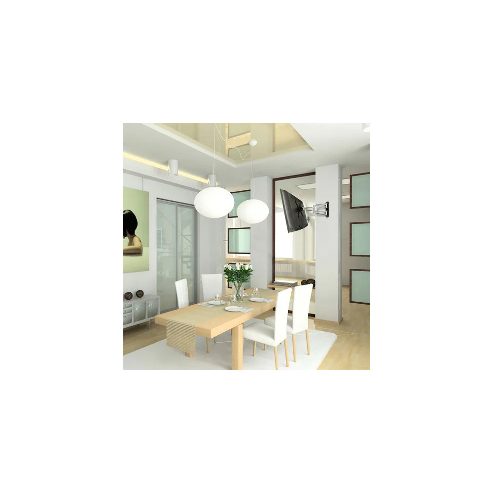 Atdec TH-2050-VFM TH-1040-VFM full motion wall mount - capacity to 35kg (77lb) - long arm - Black - Image 11