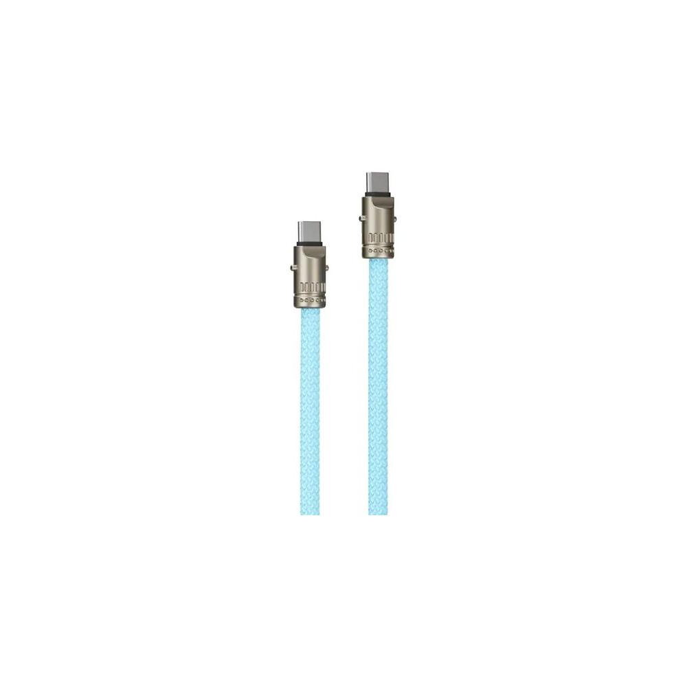 Alogic ATCCLY-AQ Tether USB-C to C Lanyard Data and Charge Cable 60W 480Mbps - 1.2M Aqua
