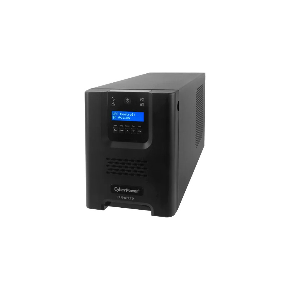CyberPower PR1500ELCD PRO series 1500VA / 1350W (10A) Tower UPS with LCD -- 3 yrs Adv. Rep & 2 yrs on Int. Battery - Image 1