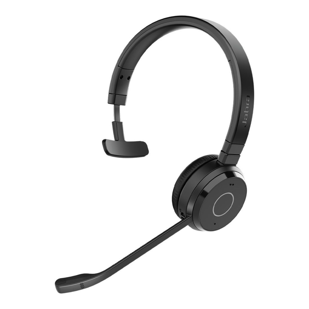Jabra 6693-839-409 WIRELESS EVOLVE 65 TE UC MONO BLUETOOTH HEADSET + LINK 390A BT DONGLE,USB-A - Image 1