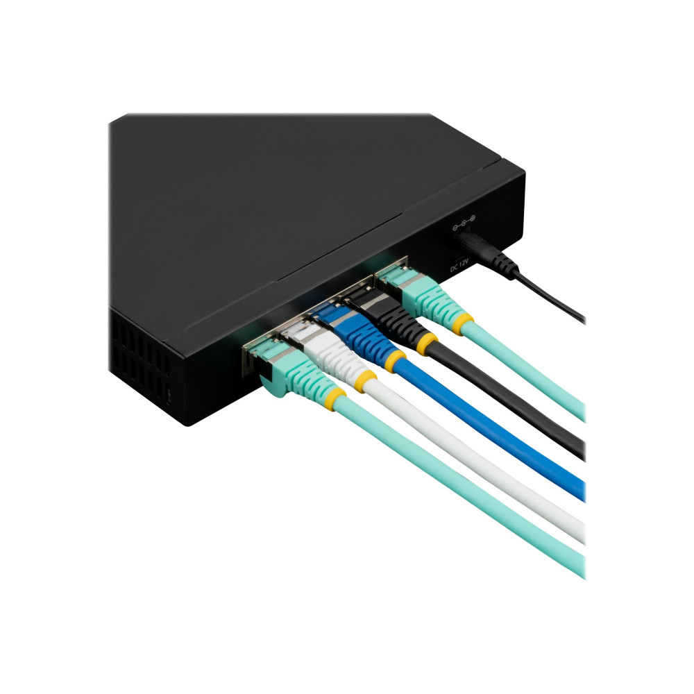 StarTech NLAQ-10M-CAT6A-PATCH 10M CAT6A ETHERNET CABLE - AQUA - LOW SMOKE ZERO HALOGEN (LSZH) - 10GBE 500MH - Image 2