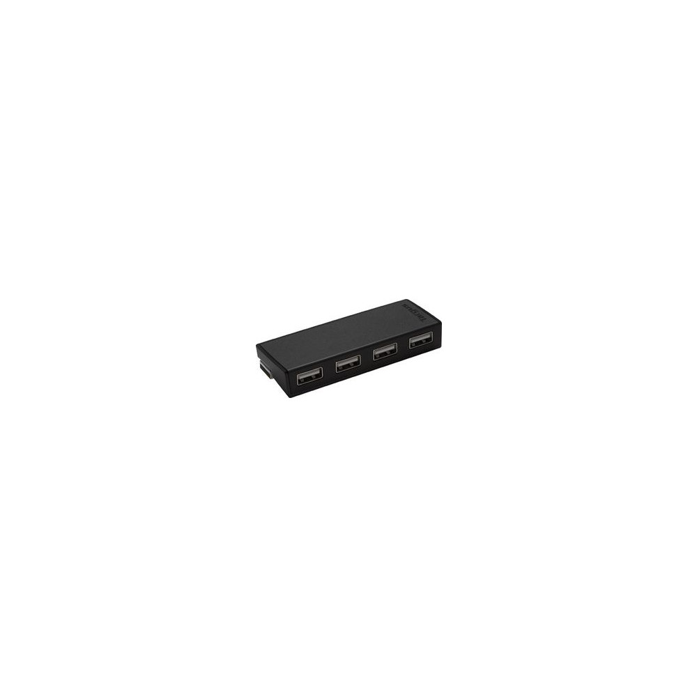 Targus ACH114AU 4-Port USB Hub Black - Compatible with PC and MAC - Image 1
