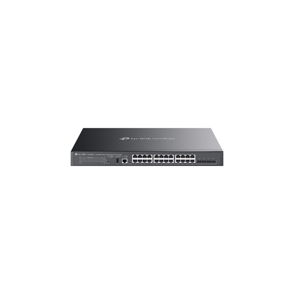 TP-LINK SG5428XMPP OMADA 24-PORT MANAGED Gb L3 STACKLITE SWITCH,POE++(8)/POE+(16),10G SFP+(4),500W,5Y - Image 1
