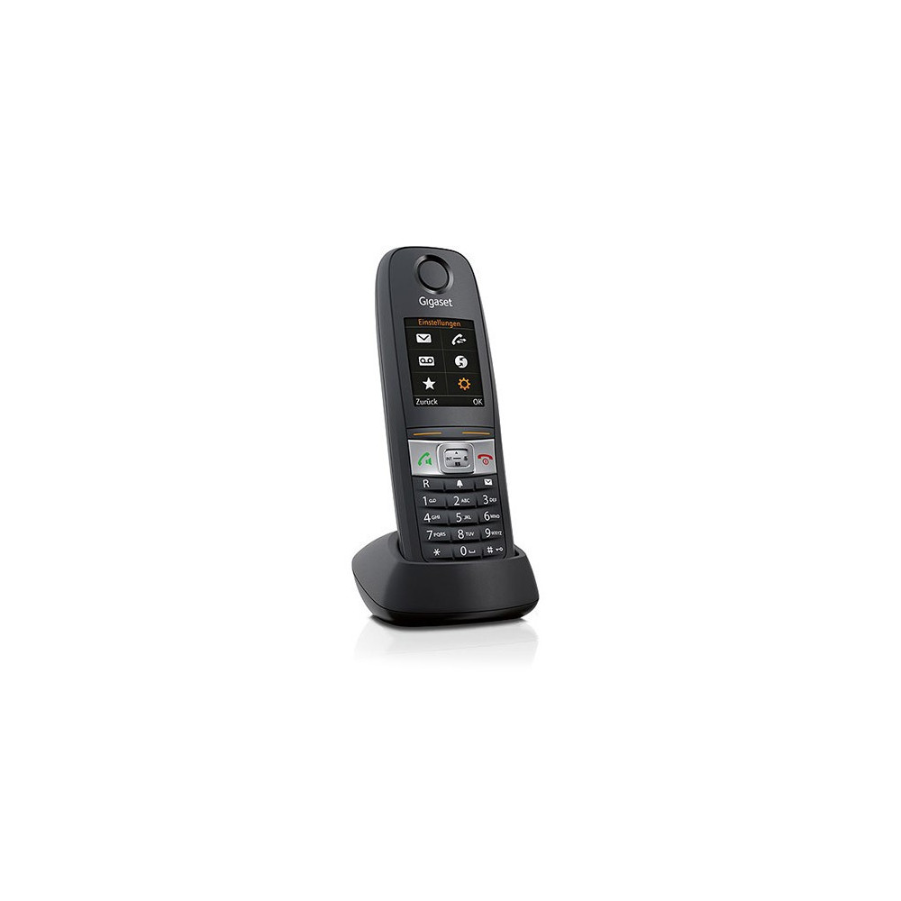 Gigaset E630A (E630) Robust Cordless Phone with Answering Machine - Water-Resistant, Dust-Protected, black - Image 1