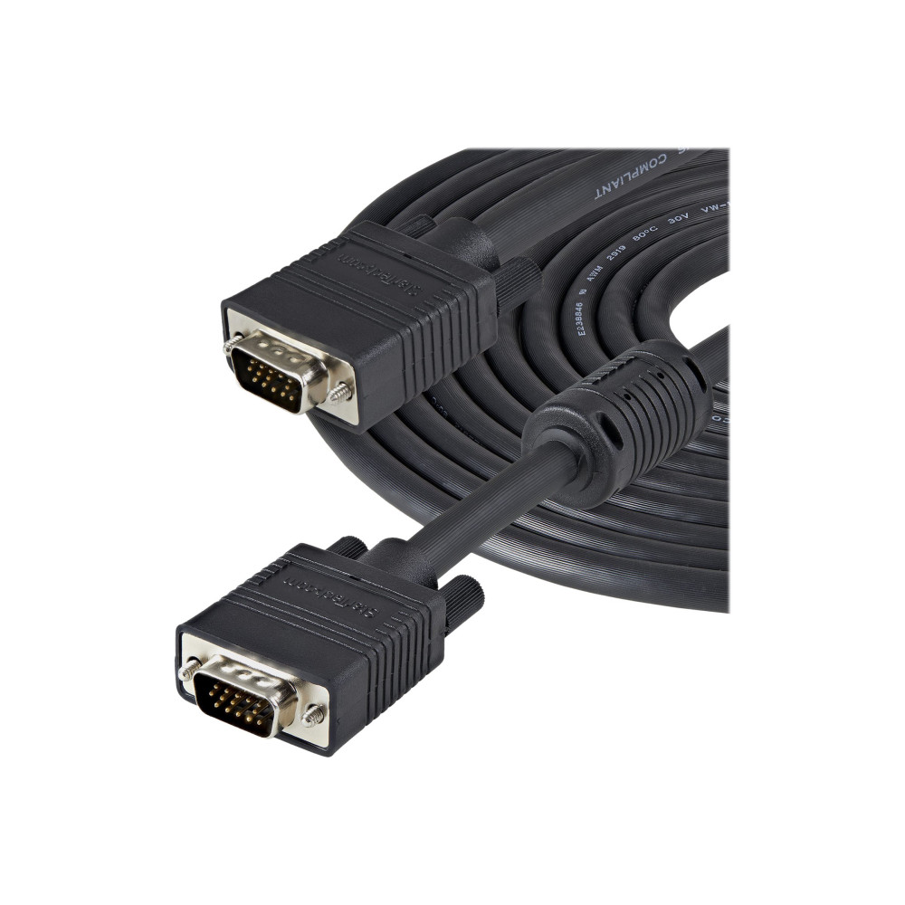 StarTech MXTMMHQ10M 10M COAX HIGH RESOLUTION MONITOR VGA CABLE, HD15 M/M, LTW - Image 3