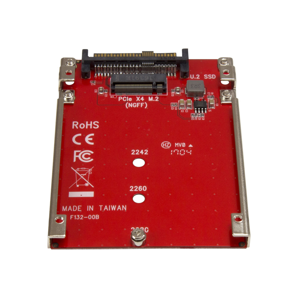 StarTech U2M2E125 M.2 TO U.2 ADAPTER, FOR M.2 PCIE NVMe SSD, 2YR - Image 1