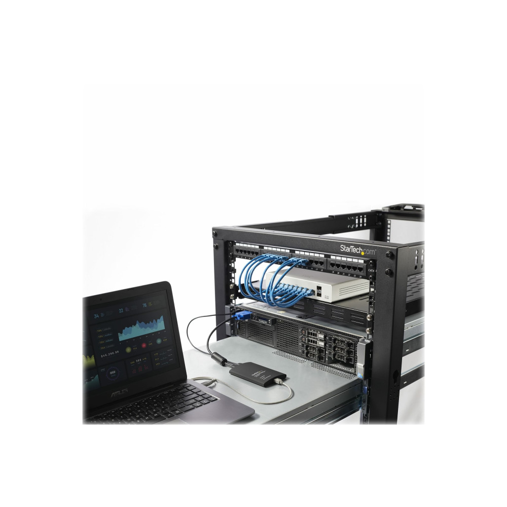StarTech NOTECONS01 KVM CONSOLE TO USB 2.0 PORTABLE LAPTOP CRASH CART ADAPTER 2YR - Image 1
