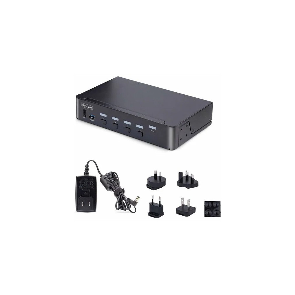 StarTech D86A2-4-PORT-8K-KVM 4-PORT DISPLAYPORT KVM SWITCH, 8K 60HZ / 4K 144HZ, SINGLE DISPLAY, DP 1.4, 2X - Image 7