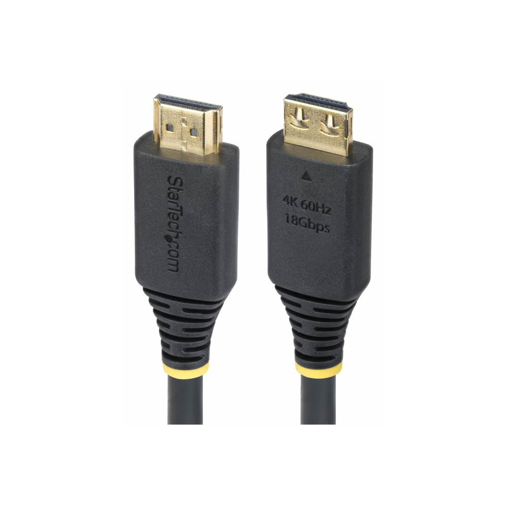 StarTech HDMI2-CABLE-GRIP-8F 8FT HIGH SPEED HDMI CABLE W/GRIPPING CONNECTORS, 4K 60HZ, LTW - Image 3