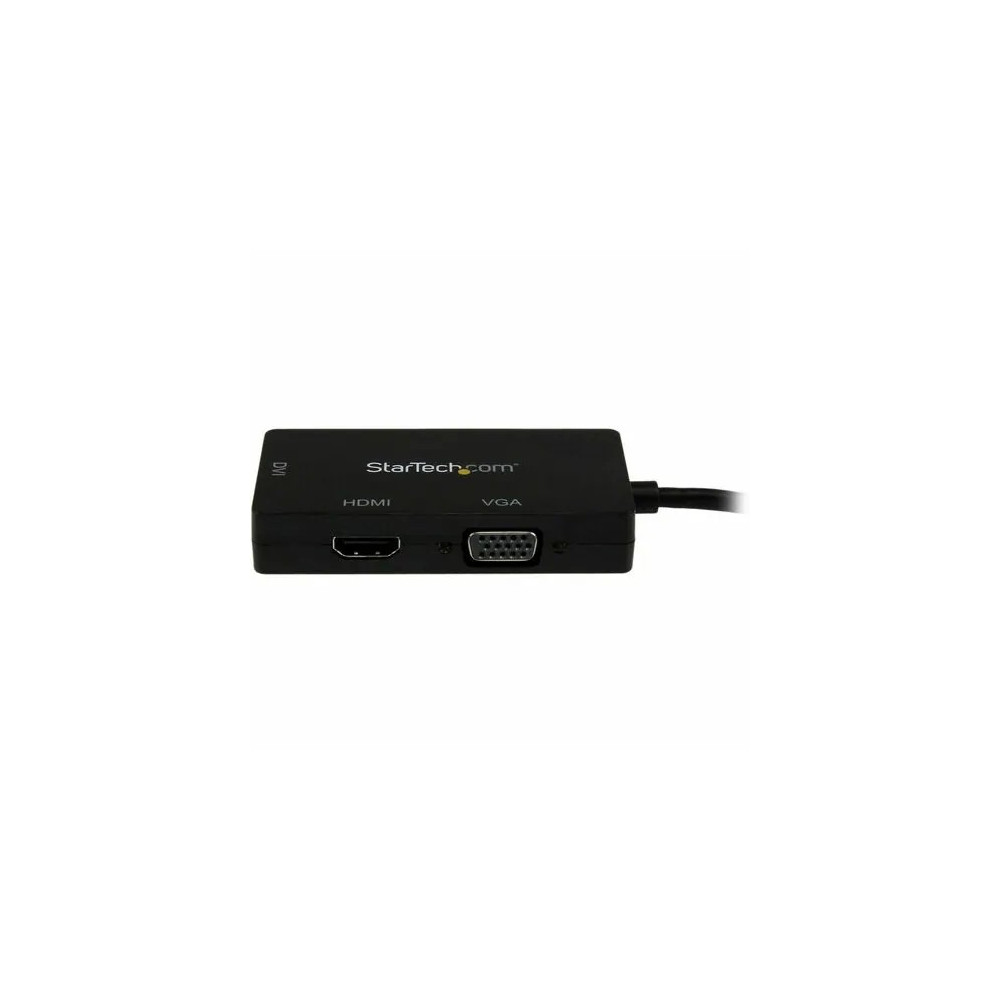 StarTech MDP2VGDVHD Mini DisplayPort Adapter - 3-in-1 - 1080p - Monitor Adapter - Mini DP to HDMI / VGA / DVI Adapter Hub - 1 x 20-pin Mini DisplayPort Digital Audio/Video - Male - 1 x 19-pin HDMI Digital Audio/Video - Female, 1 x 15-pin HD-15 - - Image 3