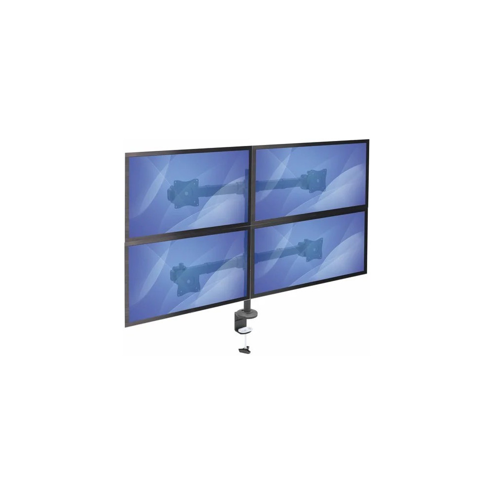StarTech ARMQUAD Desk Mount Quad Monitor Arm, 4 VESA Displays up to 27" (17.6lb/8kg), Ergonomic Height Adjustable Articulating Pole Mount - Height Adjustable - 4 Display(s) Supported - 33 cm to 68.6 cm (27") Screen Support - 31.93 kg Load Capaci - Image 4