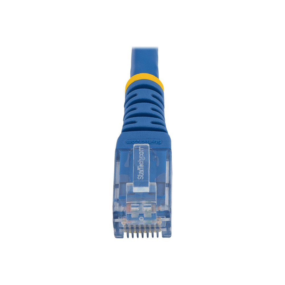 StarTech C6PATCH1BL CAT6 ETHERNET CABLE 30CM BLUE 650MHZ MOLDED PATCH CORD POE++, LTW - Image 2