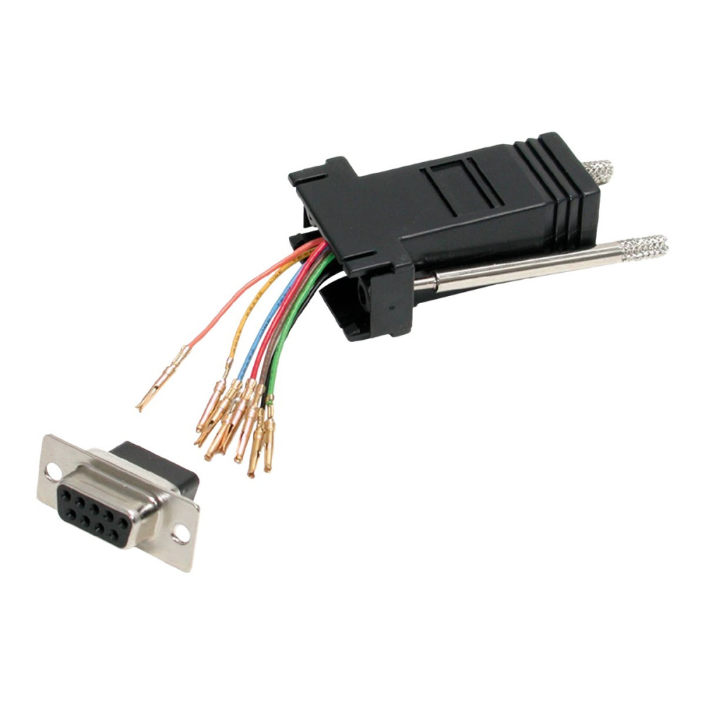 StarTech GC98FF DB9 TO RJ45 MODULAR ADAPTER - F/F - Image 1