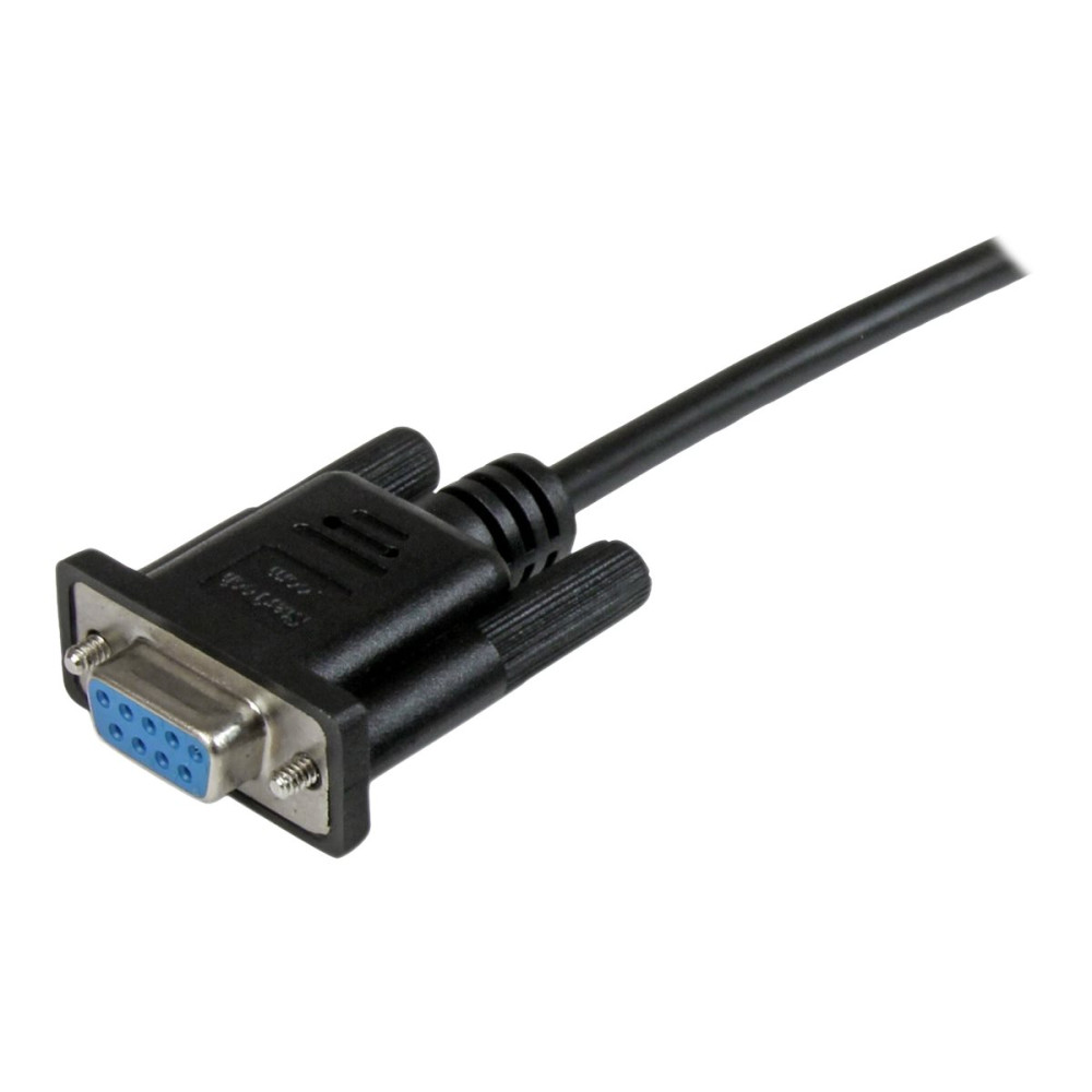 StarTech SCNM9FF2MBK 2M BLACK DB9 RS232 SERIAL NULL MODEM CABLE F/F - Image 3