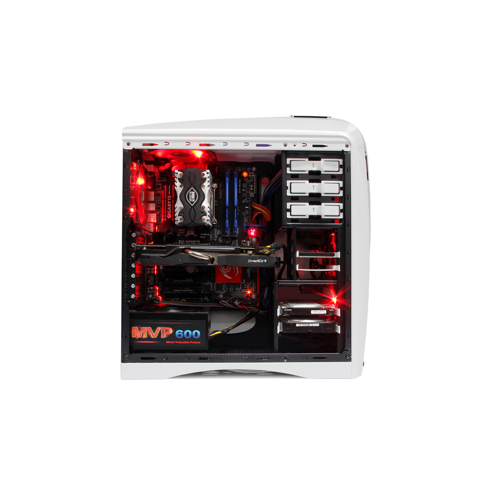 Huntkey CASHUNMVPPROBL-1 MVP Pro Gaming computer chassis - Blue (No PSU Included, NO FAN Included) - Image 10