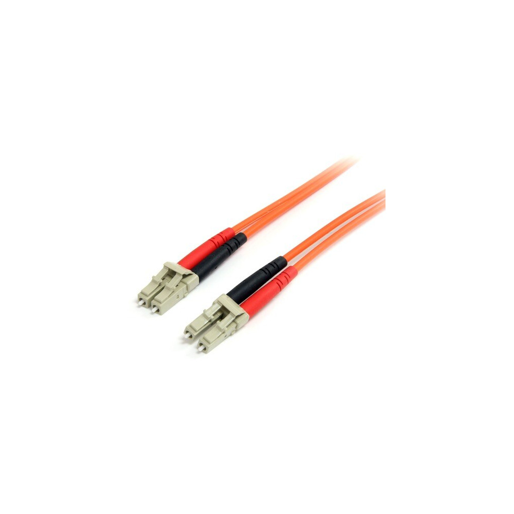 StarTech FIBLCLC3 3M FIBER OPTIC CABLE - MULTIMODE DUPLEX 62.5/125 LSZH FIBER JUMPER CORD - LC/ - Image 1
