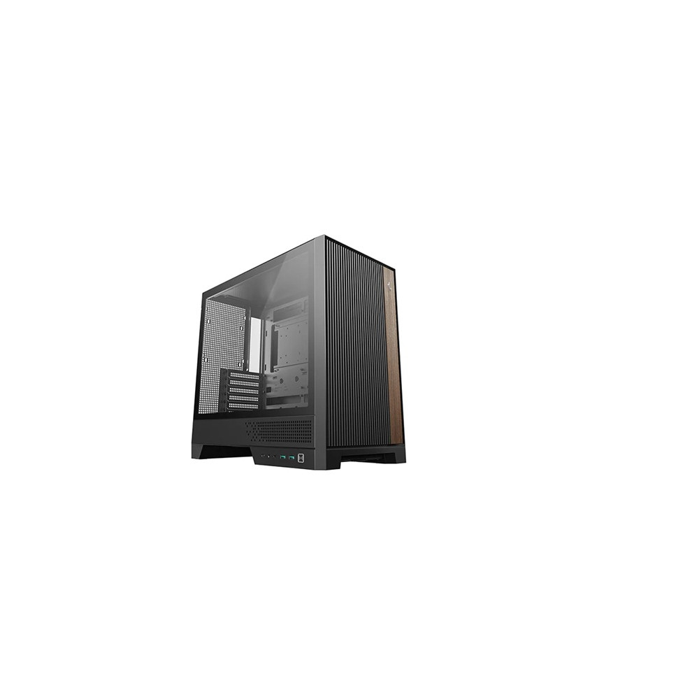 DEEPCOOL R-CL600-BKNNA2-G-1 CL600 ATX Mid-Tower 457.5x235x422.5mm Tempered Glass USB-C Gen2 7 Slots GPU 413mm CPU 175mm 360mm Rad ATX/SFX ARGB Fans Rear-Conn MB Support - Image 1