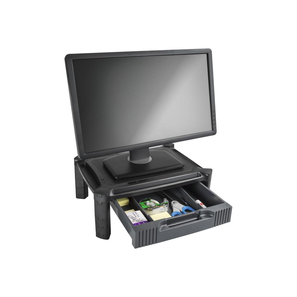 StarTech MONSTADJD COMPUTER MONITOR RISER STAND WITH DRAWER - H/ADJ 5YR - Image 2