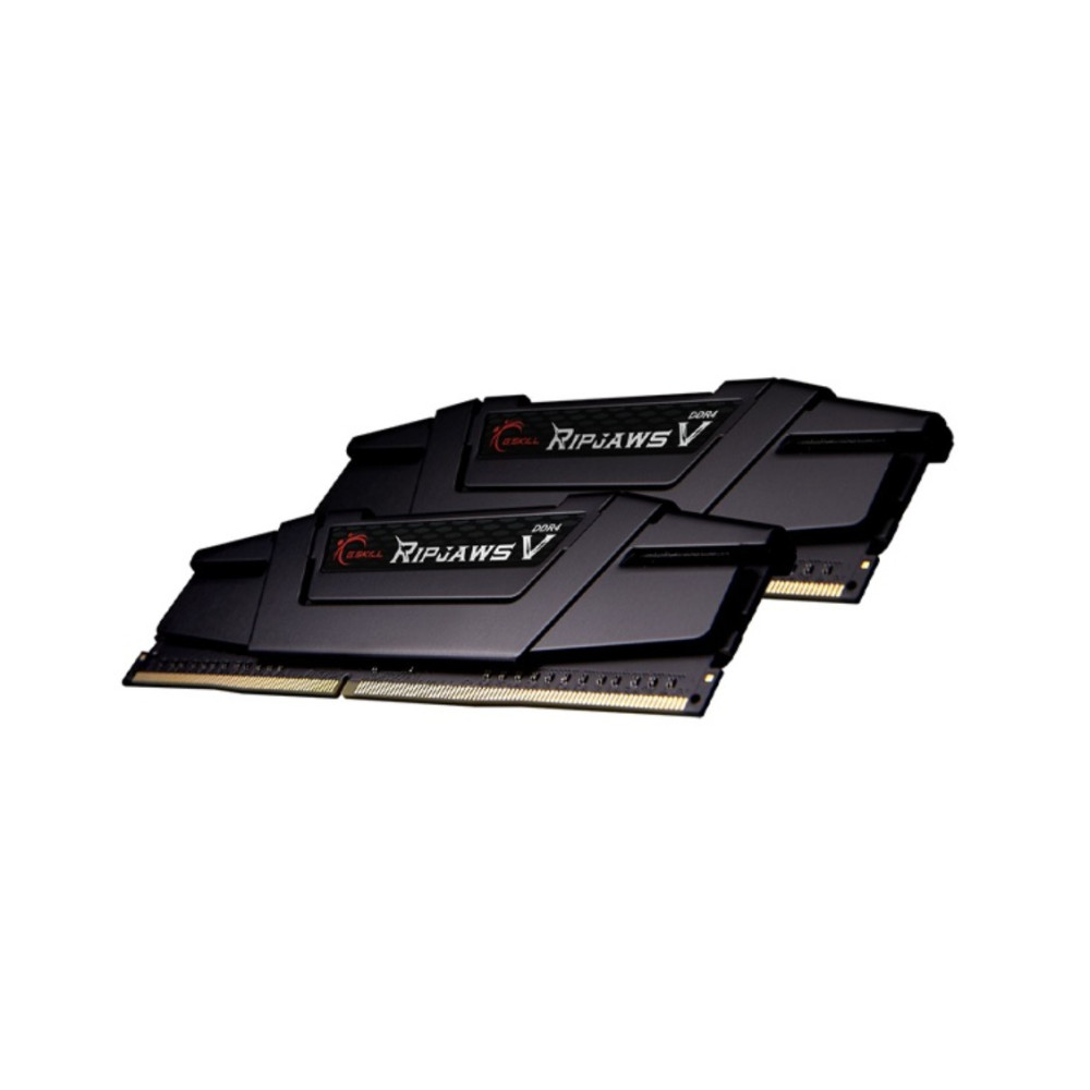 G.SKILL F4-3600C18D-32GVK 32GB (2 x 16GB)/ PC4-28800 / DDR4 3600 Mhz/ Timings 18-22-22-42/ Voltage 1.35V/ Ripjaws V - Image 1