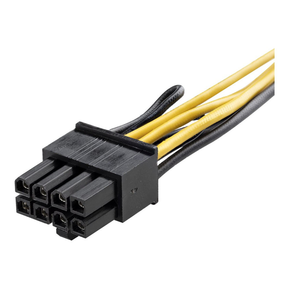 StarTech PCIEX68ADAP PCIe 6 PIN TO 8 PIN POWER ADAPTER CABLE, LTW - Image 1