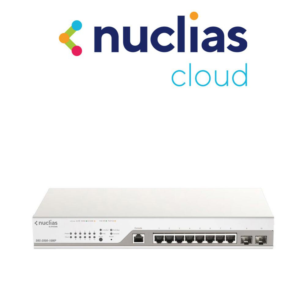 D-Link DBS-2000-10MP 10-Port Cloud-Managed Switch - Image 1