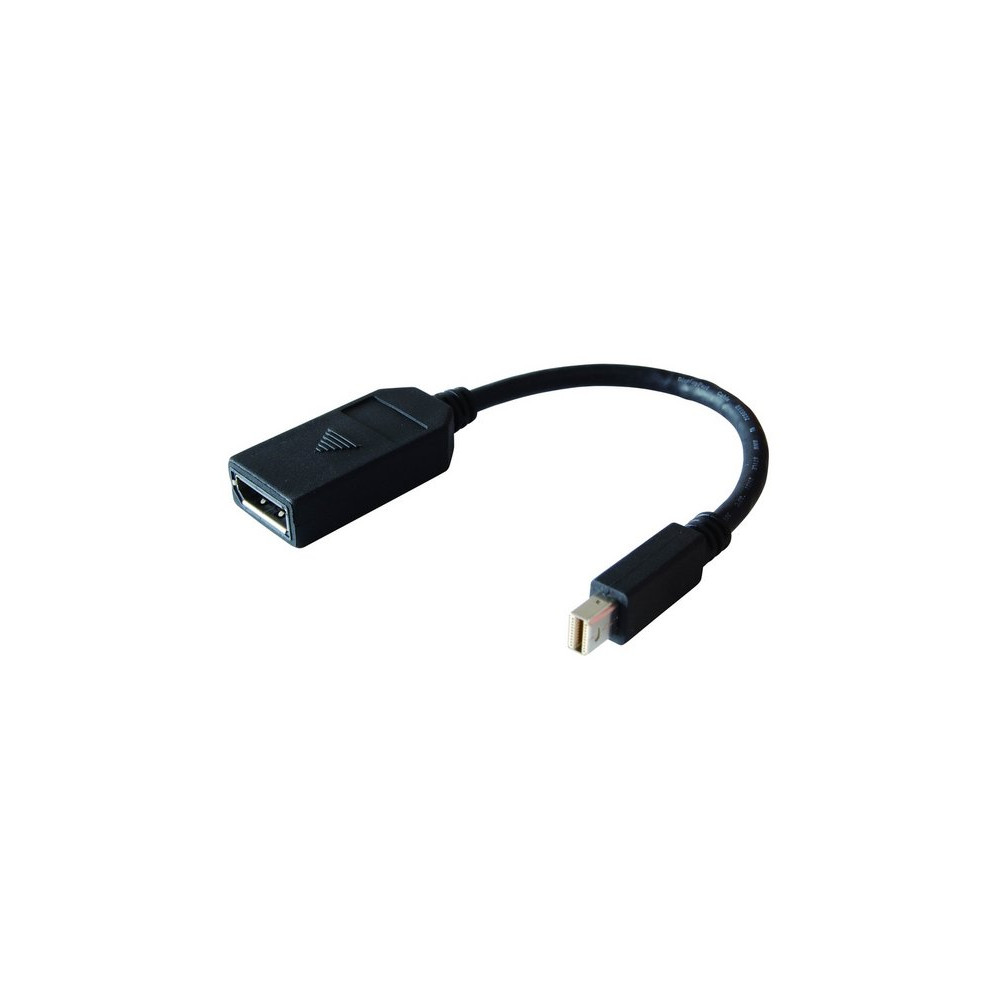 8ware GC-MDPDP Mini DisplayPort DP to DisplayPort DP Adapter Converter - 20 pins Male to Female Nickle Plated RoHS - Image 1